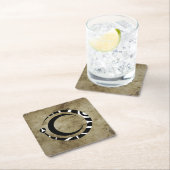 ouroboros en maan kartonnen onderzetters (Insitu)