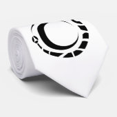 ouroboros en maan stropdas (Opgerold)