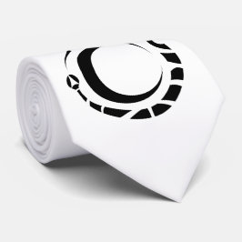 ouroboros en maan stropdas