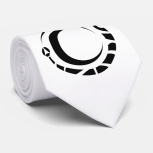 ouroboros en maan stropdas