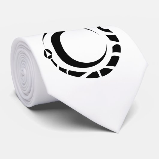 ouroboros en maan stropdas (Opgerold)