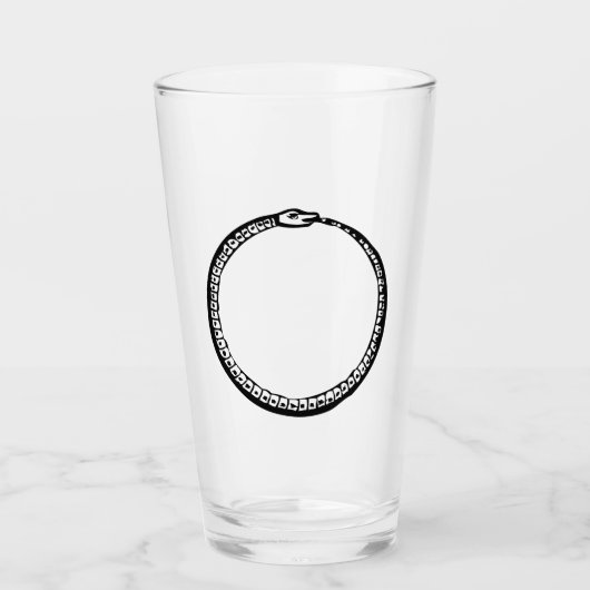 Ouroboros Glass Cup Glas (Voorkant)