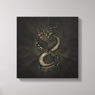 Ouroboros - Infinity Dragon Canvas Afdruk