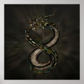 Ouroboros - Infinity Dragon Poster (Voorkant)