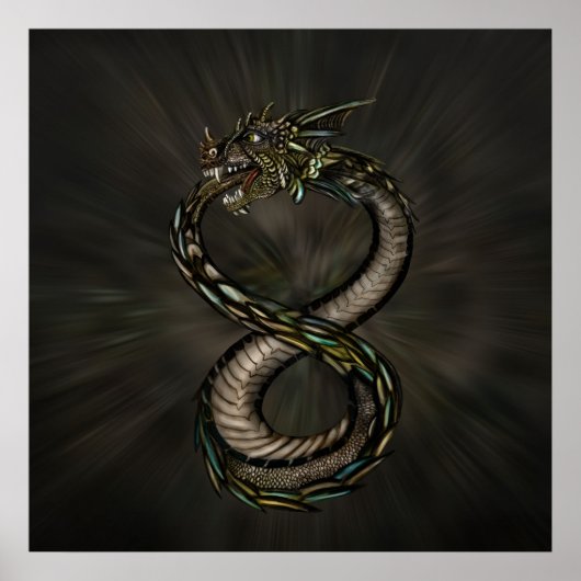 Ouroboros - Infinity Dragon Poster (Voorkant)