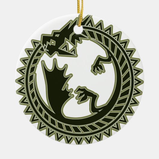 Ouroboros Keramisch Ornament (Voorkant)
