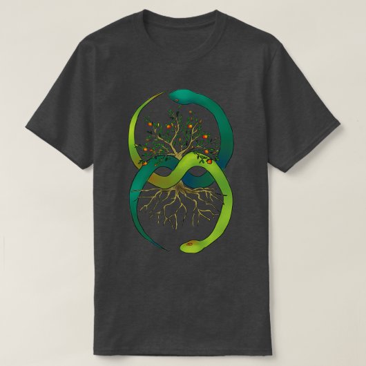 Ouroboros - Levensboom T-shirt (Design voorkant)