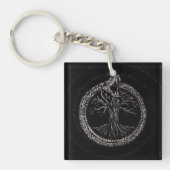 Ouroboros met levensboom sleutelhanger (Voorkant)
