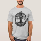 Ouroboros met levensboom t-shirt (Voorkant)