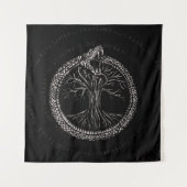 Ouroboros met levensboom wandkleed (Voorkant)