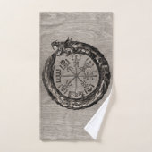 Ouroboros met Vegvisir Bad Handdoek (Handdoek)