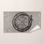 Ouroboros met Vegvisir Bad Handdoek (Handdoek)