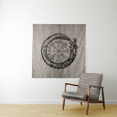 Ouroboros met Vegvisir Wandkleed (In Situ (horizontaal))