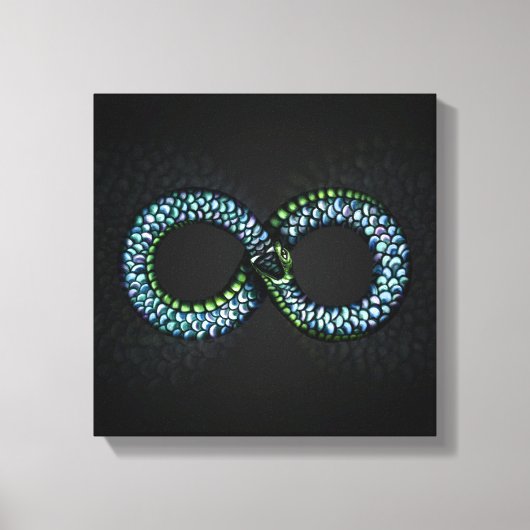 Ouroboros - oneindig canvas afdruk (Voorkant)