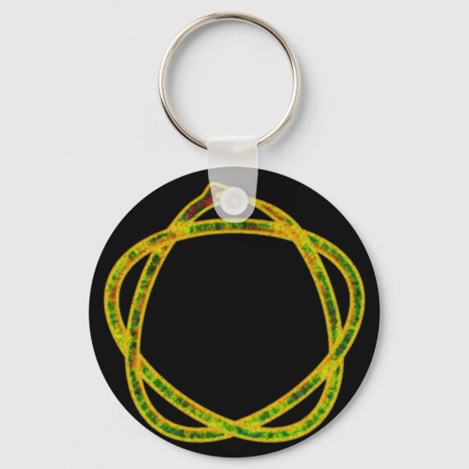 Ouroboros Pentagramm Sleutelhanger (Voorkant)