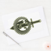 Ouroboros Rechthoekige Sticker (Envelop)