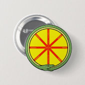 Ouroboros Ronde Button 5,7 Cm (Voorkant /achterkant)