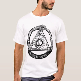 Ouroboros Serpent Triangle American Apparel Free M T-shirt