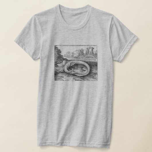 Ouroboros Serpent van Cleopatra T-shirt (Laagn)