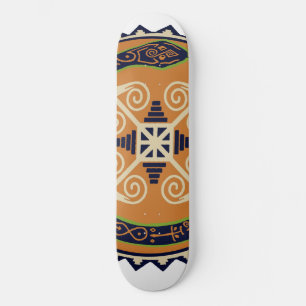 Ouroboros Slang met Hemels Vuur Wiel Skateboard