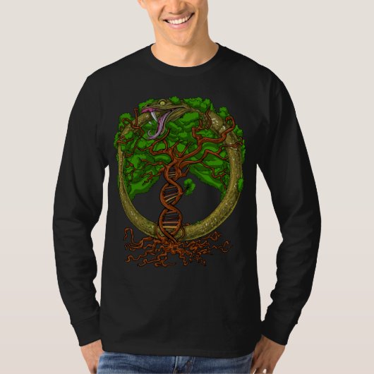 Ouroboros-slopboom T-shirt (Voorkant)