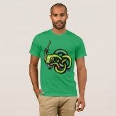 Ouroboros Snake Celtic Knot Tattoo T-shirt (Voorkant volledig)