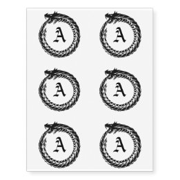 Ouroboros Snake Eating Tail | Je eigen monogram
