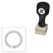 Ouroboros snake golden self-ingeing slang symbol rubberstempel (Gestempeld)