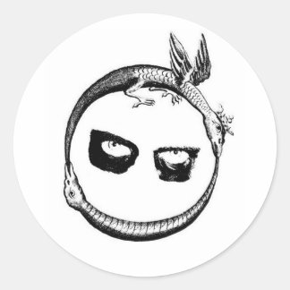 Ouroboros-Sticker Ronde Sticker