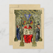 Ouroboros-symbool in het Alchemieboek Briefkaart (Voorkant / Achterkant)