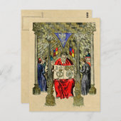 Ouroboros-symbool in het Alchemieboek Briefkaart (Voorkant / Achterkant)