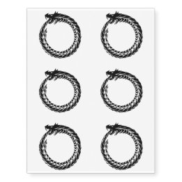 Ouroboros Tijdelijk Tattoo Snake Eating Tail