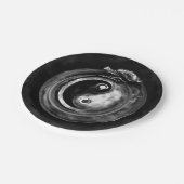 Ouroboros Yin - Yang Papieren Bordje (Gekanteld)