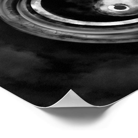 Ouroboros Yin - Yang Poster (Hoek)