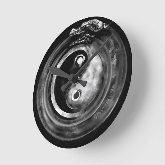 Ouroboros Yin - Yang Ronde Klok (Hoek)