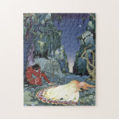 Ourson en Violette van Virginia Frances Sterrett Legpuzzel (Verticaal)