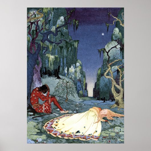 Ourson en Violette van Virginia Frances Sterrett Poster (Voorkant)
