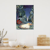 Ourson en Violette van Virginia Frances Sterrett Poster (Keuken)