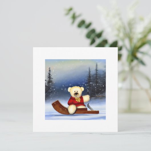 Ourson in Sneeuwrog (Staand voorkant)