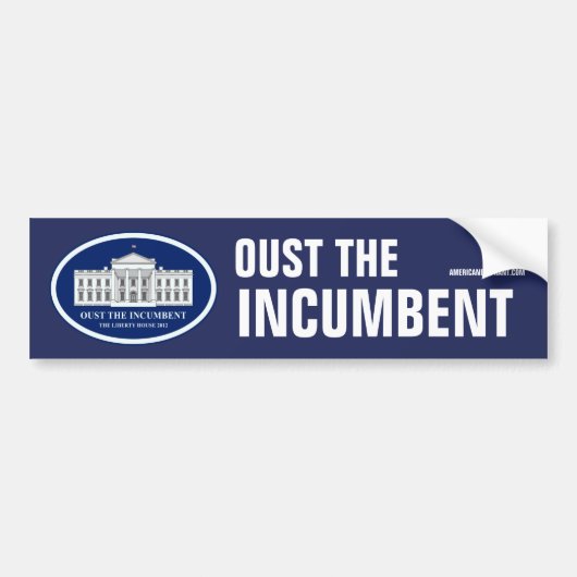 Oust the Inlogger - Liberty House 2012 Bumpersticker (Voorkant)