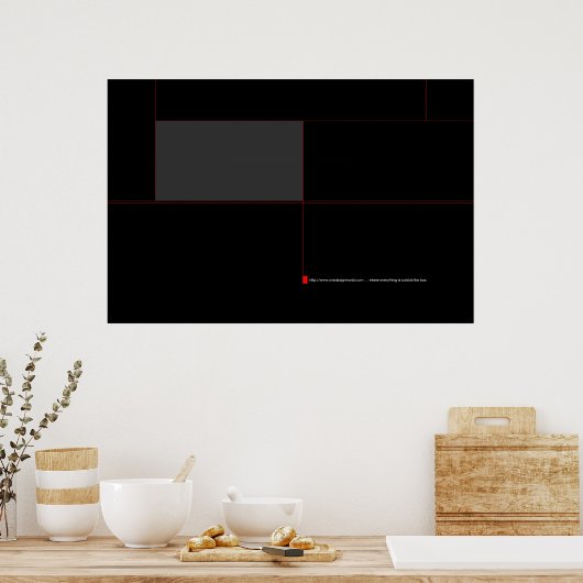 Oustide The Box Poster (Keuken)