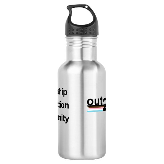 Out2together waterfles waterfles  (Achterkant)