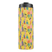 Out and About People Pattern Thermosbeker (Voorkant)