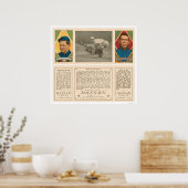 Out At Home White Sox Baseball 1912 Poster (Keuken)