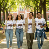 "Out for a Stroll, Brain on the Move" T-shirt
