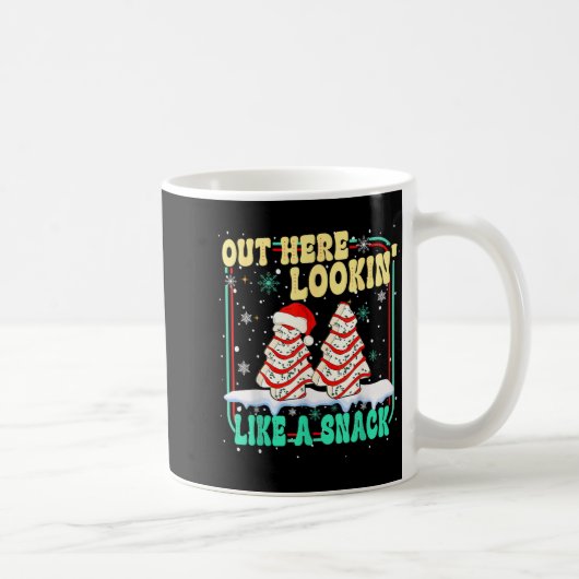 Out Here Lookin' Like A Snack Christmas Cakes Debb Koffiemok (Rechts)