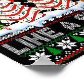 Out Here Lookin' Like A Snack Christmas Cakes Debb Poster (Hoek)