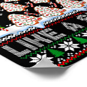 Out Here Lookin' Like A Snack Christmas Cakes Debb Poster (Hoek)