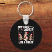 Out Here Lookin' Like A Snack Christmas Cakes Debb Sleutelhanger (Voorkant)