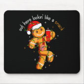 Out Here Looking Like A Snack Funny Boujee Xmas Gi Muismat (Voorkant)